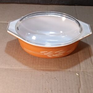 Lid (only) 10 1/4" Fits Vintage Pyrex Wheat Casserole 1.5 Liter, 043